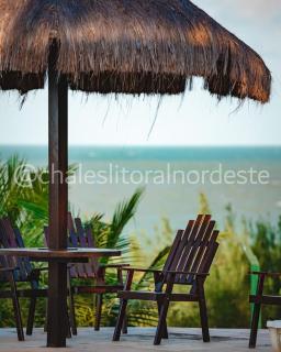 Chalé com piscina privada vista mar-Zumbi-RN - 6