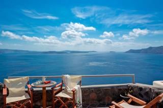 Luxury Santorini Villa Full Moon Villa 1 Bedrooms Outdoor Plunge Pool Sea Caldera View Oia - 1