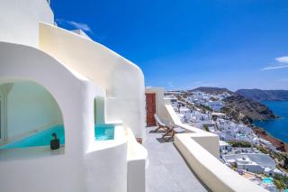 Elegant Santorini Villas Villas Aloia Private Hot Tub Air Conditioning 1 Bedrooms Oia - Oia - 6