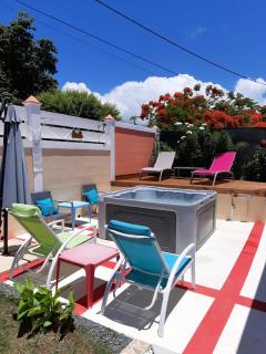 Maison charmante avec vue sur la mer à Petit-Canal + Jacuzzi - 0
