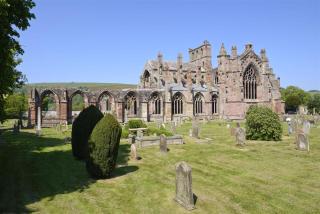 The Tweed in the centre of Melrose - 7