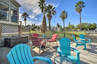 Furnished Deck: Waterfront Port Isabel Cottage! - 8