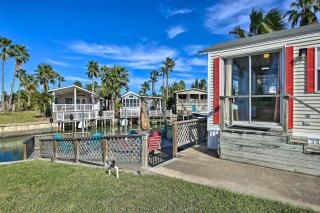 Furnished Deck: Waterfront Port Isabel Cottage! - 4