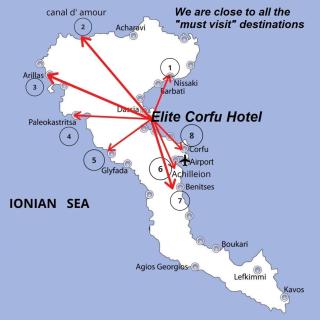Elite Corfu Sea View Rooms - 8