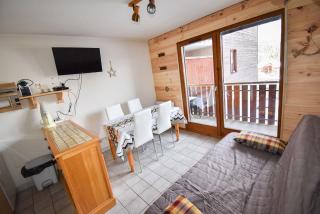 Le Pied des Pistes A13, Joli Studio tout confort 4 pers, vue vallée imprenable, DRAPS NON COMPRIS - Saint-Jean-dʼAulps - 7
