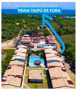 Flat Conchas e Corais - Village Paraíso localizado em Taipu de Fora, península de Barra Grande - 6