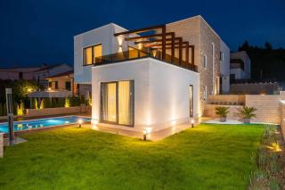 Seafront Ciovo Villa Villa Trogir Deluxe Dva 6 Beautiful Bedrooms Private Pools Sea Front - Sauna - 8