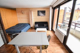Le Relai S34 - Grand et lumineux studio avec coin montagne 4-6 pers avec WIFI, 50m des pistes, grand balcon exposé SUD, DRAPS NON COMPRIS - Saint-Jean-d'Aulps - 6