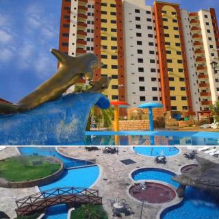 Flat Golden Dolphin Supreme - com Roupas de cama -NAO ACEITAMOS PET - utenstilios de cozinha - cama super king - Caldas Novas - 0