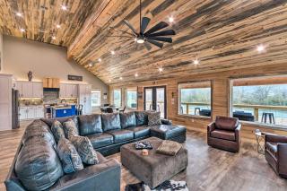 Upscale Riverfront Home with Beach and Fire Pit! - Glenwood - 1