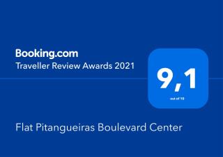 Flat Pitangueiras Boulevard Center - 1 vaga garagem - Ar Cond - Piscina e Sauna - Wi Fi - 5