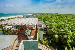 luxury beachfront villa in Sian Kaan - Tulum - 1
