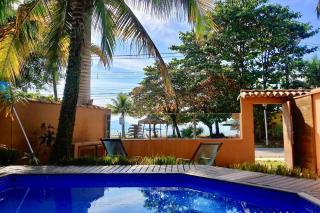 Lirio - Frente praia, 3 suites, 1km do centro,piscina, wi-fi e churrasqueira - Paraty - 0