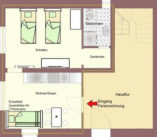 Ferienwohnung Marie - WLAN, Küche, im Ortskern, Einkaufsläden in der Nähe - Malterdingen - 1