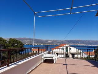 Big apt w large terrace&great sea view close beach - Trogir - 0