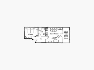 Dünenpark Binz - Komfort Ferienwohnung mit 1 Schlafzimmer und Balkon im Dachgeschoss 258 - Binz - 1