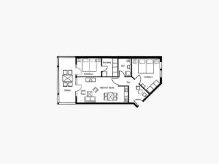 Dünenpark Binz - Komfort Ferienwohnung mit 2 Schlafzimmern und Balkon im Obergeschoss 277 - Binz - 1