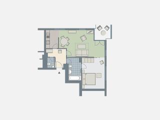 Kaiservillen Heringsdorf - Ferienwohnung mit 1 Schlafzimmer und Balkon D133 - Heringsdorf - 2