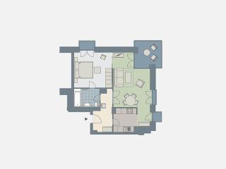 Kaiservillen Heringsdorf - Ferienwohnung mit 1 Schlafzimmer und Balkon D214 - Heringsdorf - 1