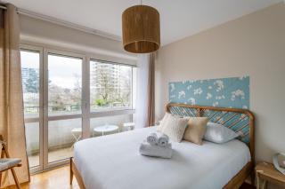 ROSA, Confortable 2 chambres avec parking dans le centre - Rennes - 6