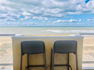 1ère ligne, Dernier étage, Vue à 180° sur l'océan, Lacanau, Plage centrale - 9