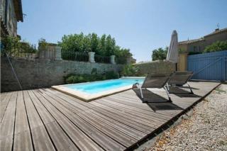 Maison de plain pied pour 4 pers piscine Lussan - 4