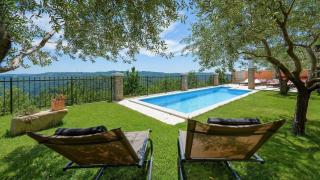 Stone villa Zamask with a pool and a lovely view - Pazin - 5