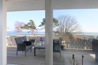 F-1072 Haus am Strand FeWo 05 strandnah, Dachterrasse, Meerblick - Juliusruh - 4