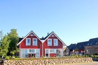 hafennahes Ferienhaus mit Terrasse und Meerblick - Ferienhaus TimpeTe Steuerbord - Gager - 0