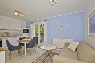 moderne Ferienwohnung mit Balkon, Meerblick - Ferienresidenz Zwei BoddenFeWo 1-2 - Lietzow - 5
