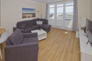mit Meerblick und Balkon, gratis Nutzung vom AHOI Erlebnisbad und Sauna in Sellin - Meeresblick FeWo 24 - Göhren - 6