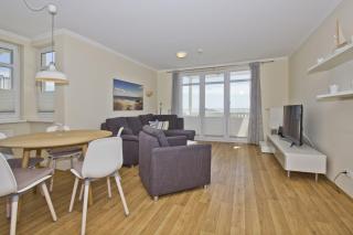 mit Meerblick und Balkon, gratis Nutzung vom AHOI Erlebnisbad und Sauna in Sellin - Meeresblick FeWo 24 - Göhren - 4