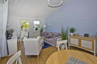 mit Meerblick und Balkon, gratis Nutzung vom AHOI Erlebnisbad und Sauna in Sellin - Meeresblick FeWo 48 - Göhren - 4