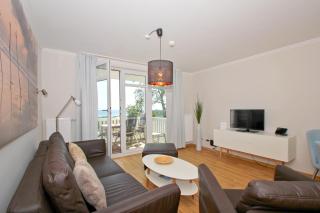 mit Meerblick und Balkon, gratis Nutzung vom AHOI Erlebnisbad und Sauna in Sellin - Meeresblick FeWo 26 - Göhren - 7