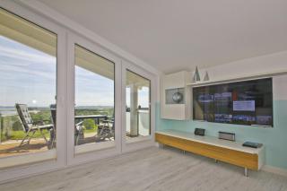mit Meerblick und Balkon, gratis Nutzung vom AHOI Erlebnisbad und Sauna in Sellin - Meeresblick FeWo 67 - Göhren - 3
