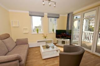 Balkon, gratis Nutzung vom AHOI Erlebnisbad und Sauna in Sellin - Meeresblick FeWo 54 - Göhren - 7