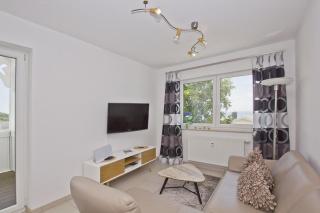 traumhafter Meerblick, schicke Ferienwohnung mit Balkon - Villa Fernsicht FeWo 12 - Göhren - 3
