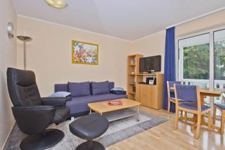 Balkon, gratis Nutzung vom AHOI Erlebnisbad und Sauna in Sellin - Appartemenmt Nordwind - Baabe - 3
