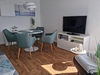 Panorama, Heimathafen 17 - Ferienwohnung mit Balkon - direkt am Strand - 6