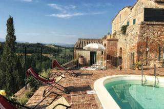 Pasqui Villas La Capanna accogliente casa in paese con vista piscina WiFi - San Giovanni dʼAsso - 0