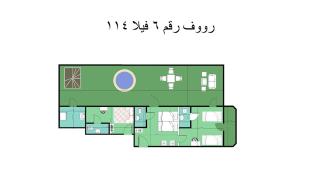 Roof 5 OR 6 3 Bedrooms sea view 114Green Beach - El Alamein - 9