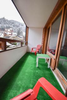 L'Enchalpe, Grand et lumineux studio avec coin montagne 5 personnes, 60m des pistes, PISCINE COUVERTE, WIFI, grand balcon expo EST, DRAPS NON COMPRIS - Saint-Jean-d'Aulps - 1