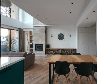 George Snow Apartments in New Gudauri - fireplace, 50m to Gondola lift - 6