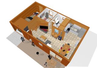 Chalet 'Le Grand Pré', terrain clôturé, proche lac Gérardmer - Gérardmer - 7