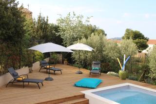 Le Terracotta , 2chambres, Terrasse, Piscine, Parking gratuit, Wifi, Climatisation - Marseillan - 0