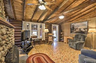 Lakefront 1930s Log Cabin with Dock and Fire Pit! - Rice Lake - 7