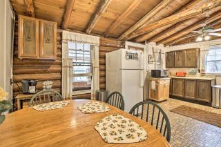 Lakefront 1930s Log Cabin with Dock and Fire Pit! - Rice Lake - 2