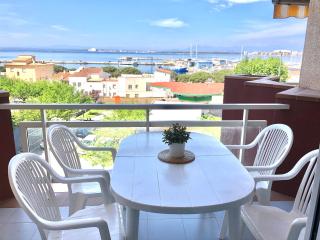 ROC MAR 4 3A - Apartamento cerca del centro y de la playa - terraza con vistas al mar y al puerto - Roses - 0