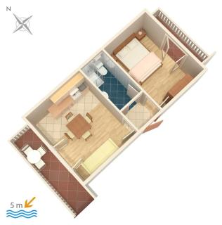 Apartments by the sea Okrug Gornji, Ciovo - 9694 - 5