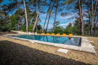 Stunning panoramic views and heated pool in Roussillon - Roussillon - 6